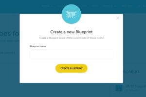 Create a Blueprint pop-up. Name the Blueprint.