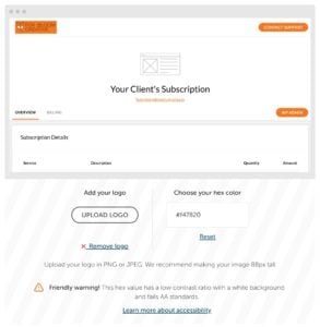Brand settings for Growth Suite Organizations.