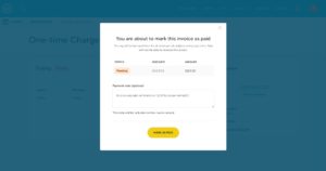 Invoice marked as paid.